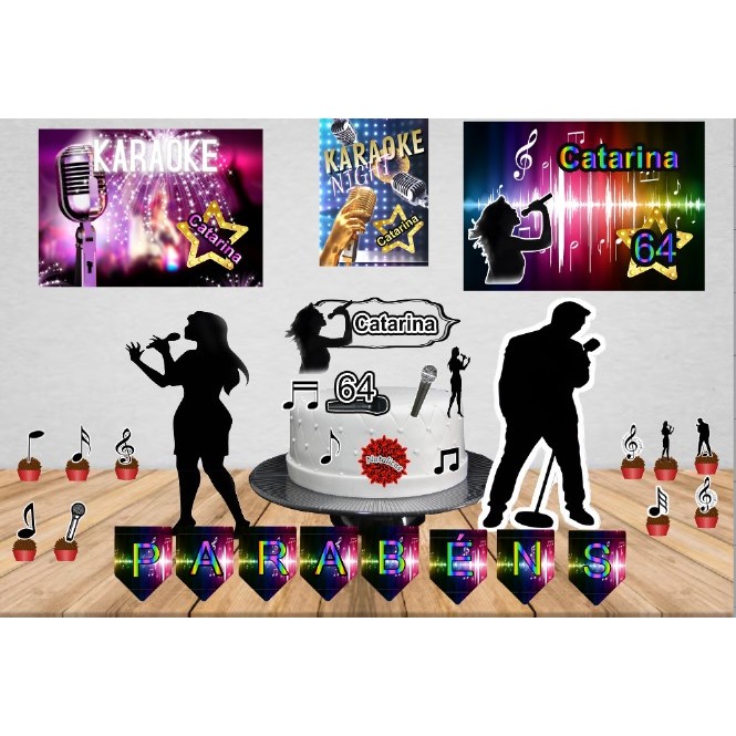 Kit Festa Karaokê em Oferta na Shopee