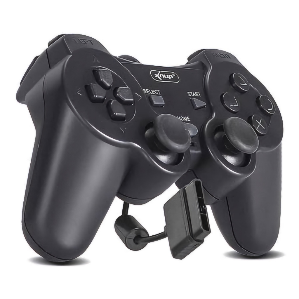 Kit C/ 10 Controles Ps2 PS1 Joystick Com Fio Analógico Plug And Play