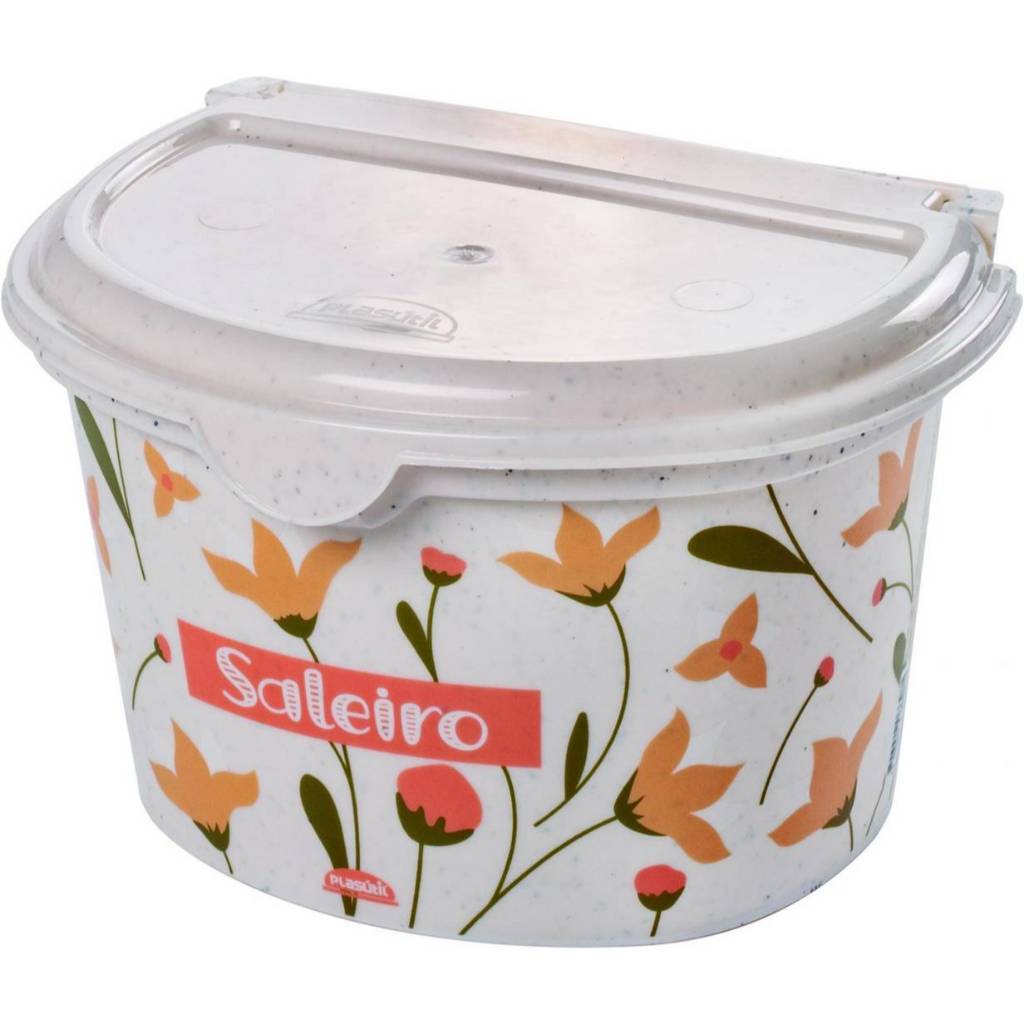 Saleiro Floral 1 Litro