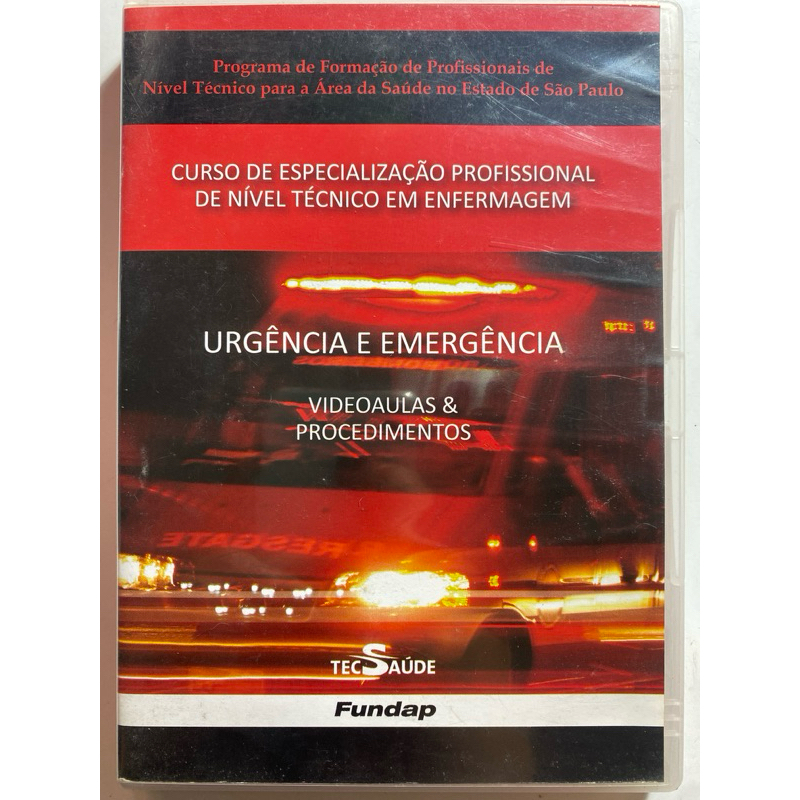 DVD: Curso de Especialização Profissional de Nível Técnico em Enfermagem