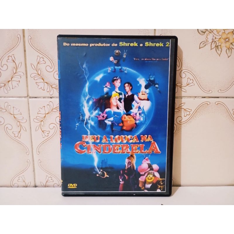 Dvd Infantil Deu a Louca Na Cinderela (Duplo) + Jogo Da Memória - Original