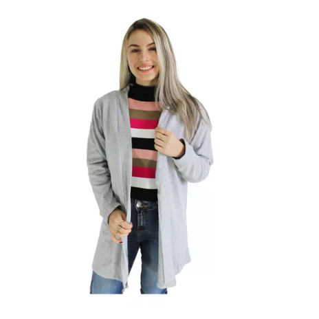 Max Cardigan Pluz Size Casaco Longo Blusa Feminina Estação