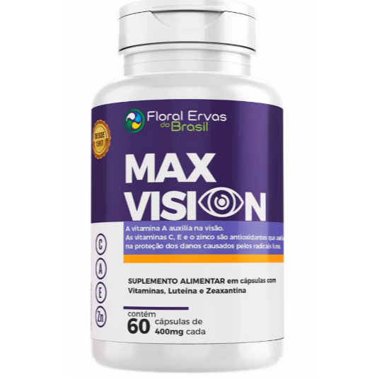 Max Vision - (60 Capsupas) - Floral Ervas do Brasil