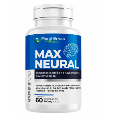 MAX NEURAL - (60 CAPSULAS) - FLORAL ERVAS DO BRASIL Floral Ervas do Brasil