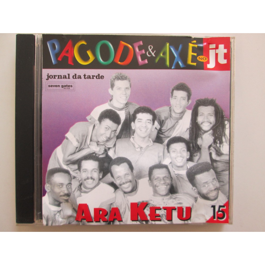 CD - ARA KETU / Pagode & Axé No JT / Jornal Da Tarde 15 / Axé / Midia Do CD Impecável + Encarte Impecável / Original / Raro