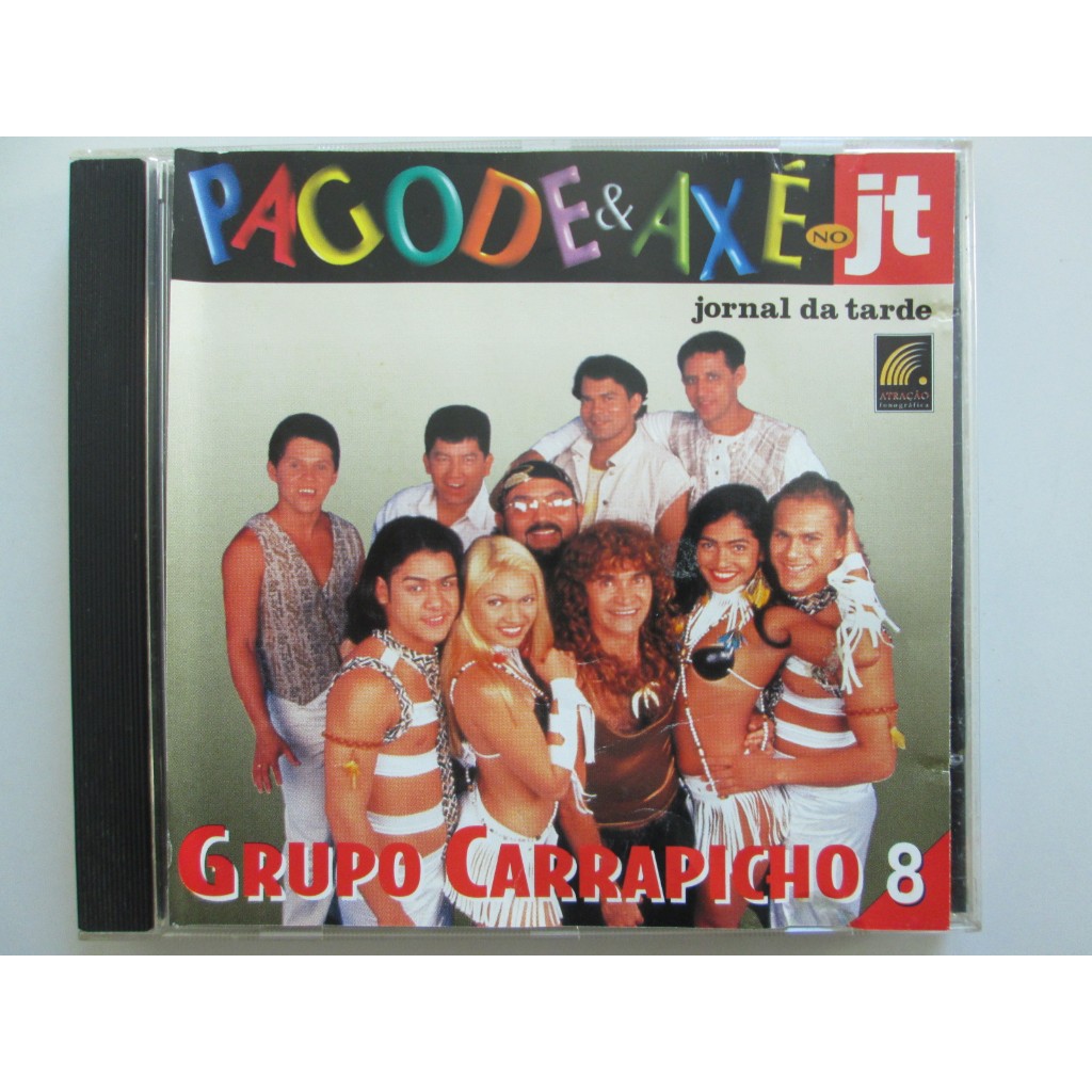 CD - CARRAPICHO / Grupo Carrapicho / Pagode & Axé No JT / Jornal Da Tarde 8 / Axé / Original / Exelente