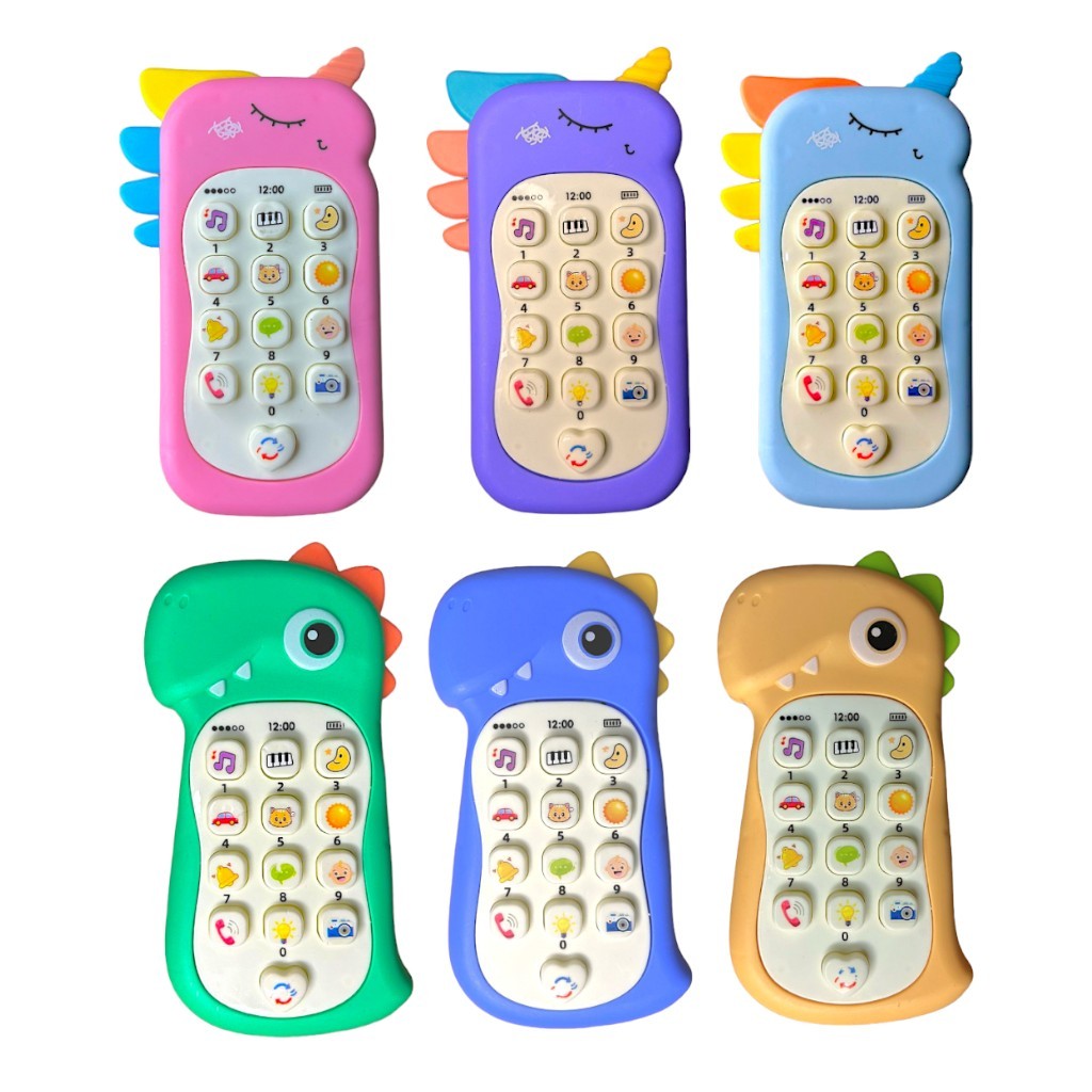 Telefone Infantil Musical Brinquedo Celular Mordedor Educativo Com Luz em Oferta na Shopee