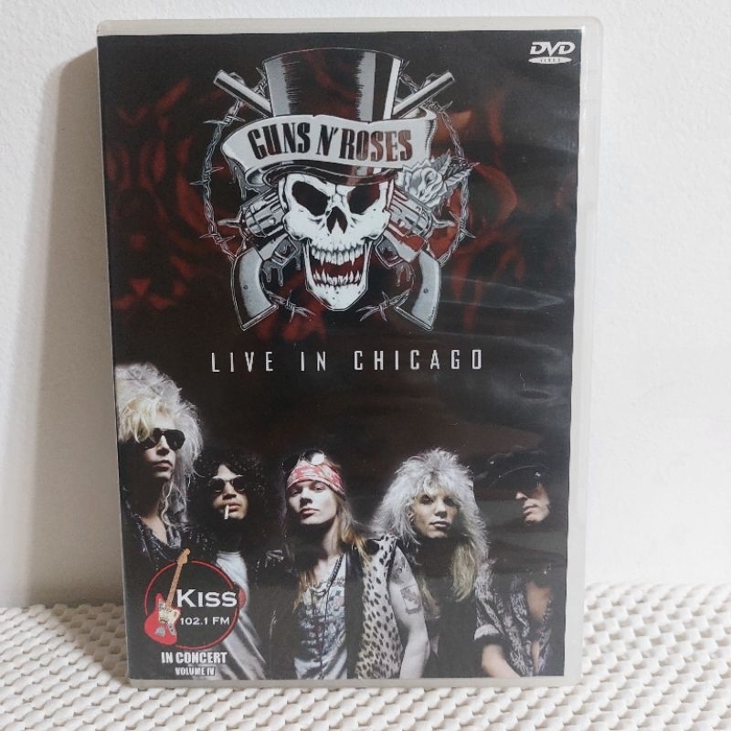 DVD raro concerto Guns N' Roses Live At The Rosemont Horizon Chicago EUA 1992