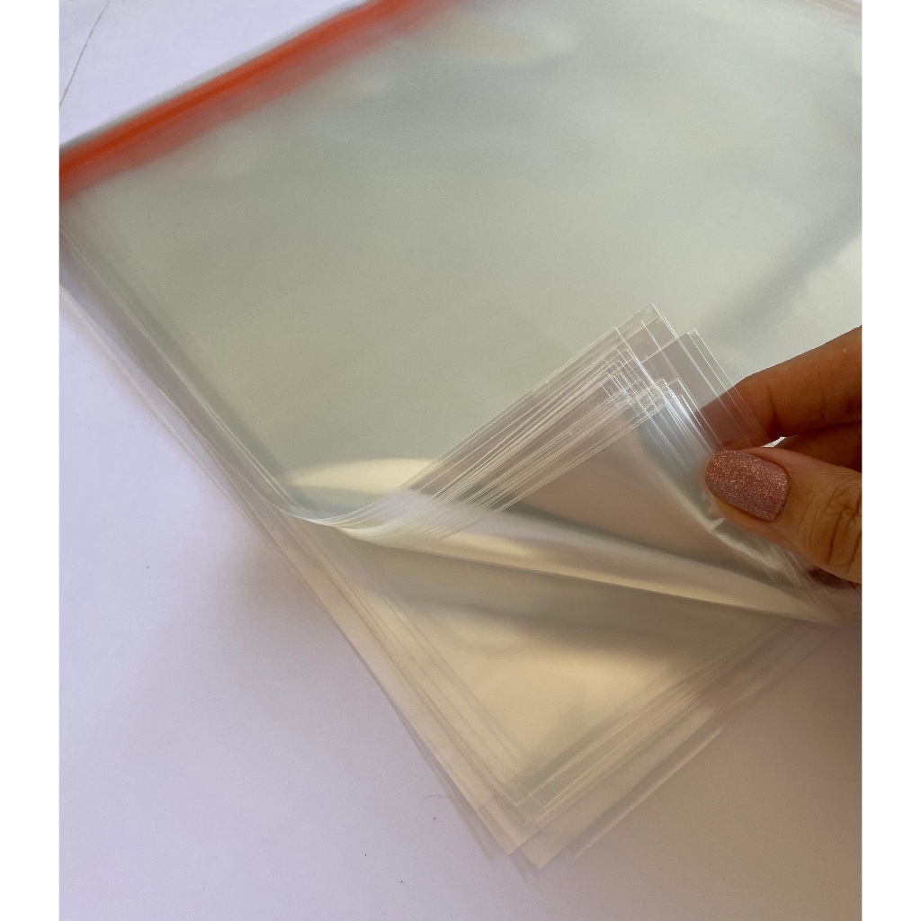 50 Plásticos Externos Com Aba Adesiva LP Disco De Vinil Comporta Capa Dupla Gatefold em Oferta na Shopee