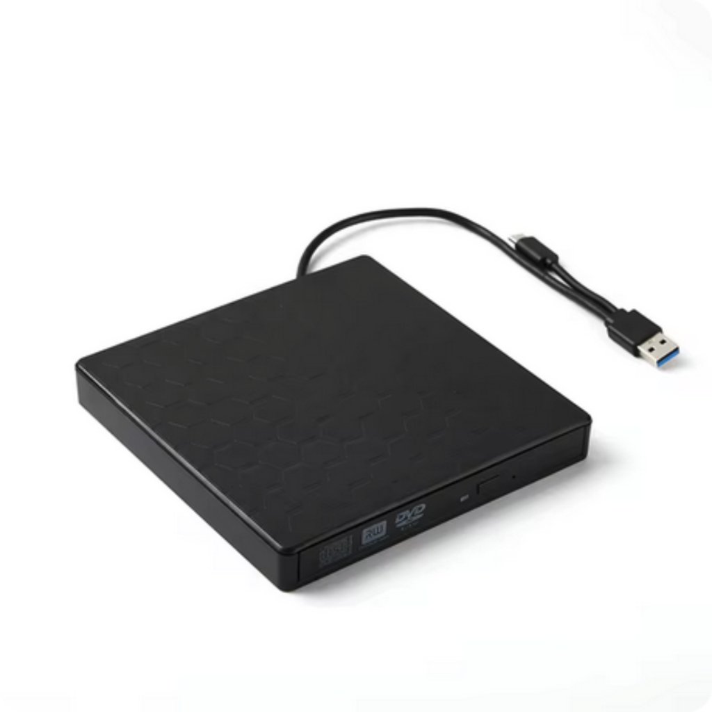 Drive Externo Slim Usb Cd-rw / Dvd-rom Usb 3.0 Gv02 isco Ótico para Unidade de CD e DVD, Porta de Entrada Tipo C