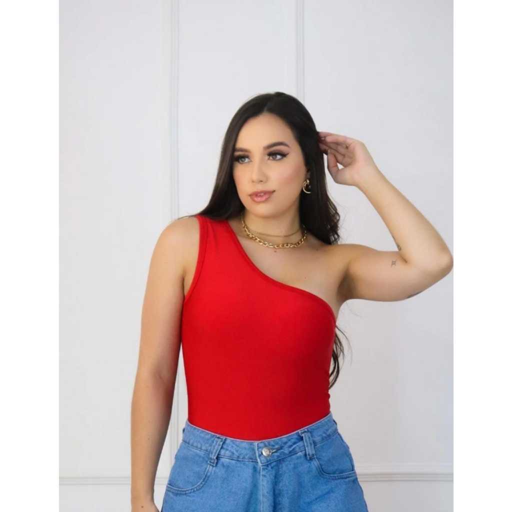 BODY UM OMBRO MULA MANCA SUPLEX COM BOJO em Oferta na Shopee