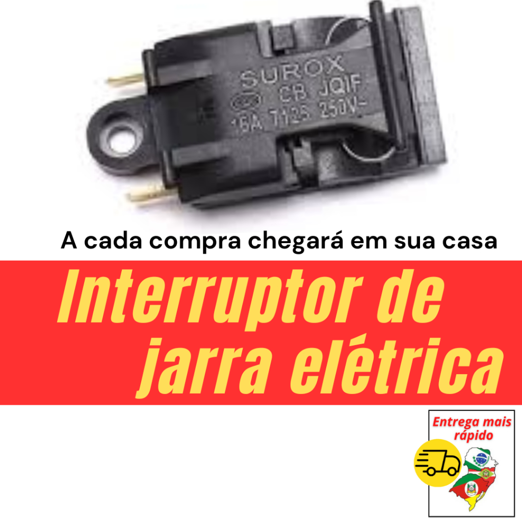 Interruptor jarra elétrica chaleira 13A ou 16A 250V serve em varias marcas (ler anúncio) em Oferta na Shopee
