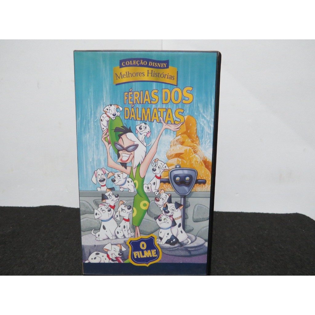 VHS COLEÇÃO DISNEY - MELHORES HISTÓRIAS - FÉRIAS DOS DÁLMATAS - O FILME