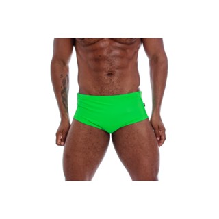 Sunga Tradicional Lisa Verde Neon em Oferta na Shopee