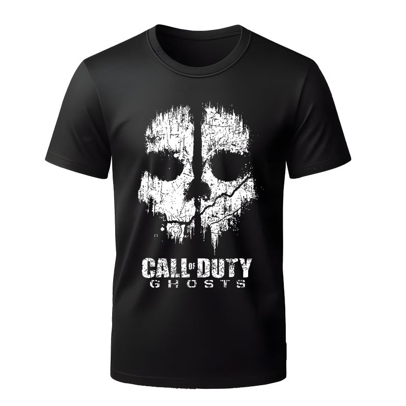 Camiseta Masculina Dry Fit Call Of Dutty Camisa Ghost Cac Militar Musculação Academia