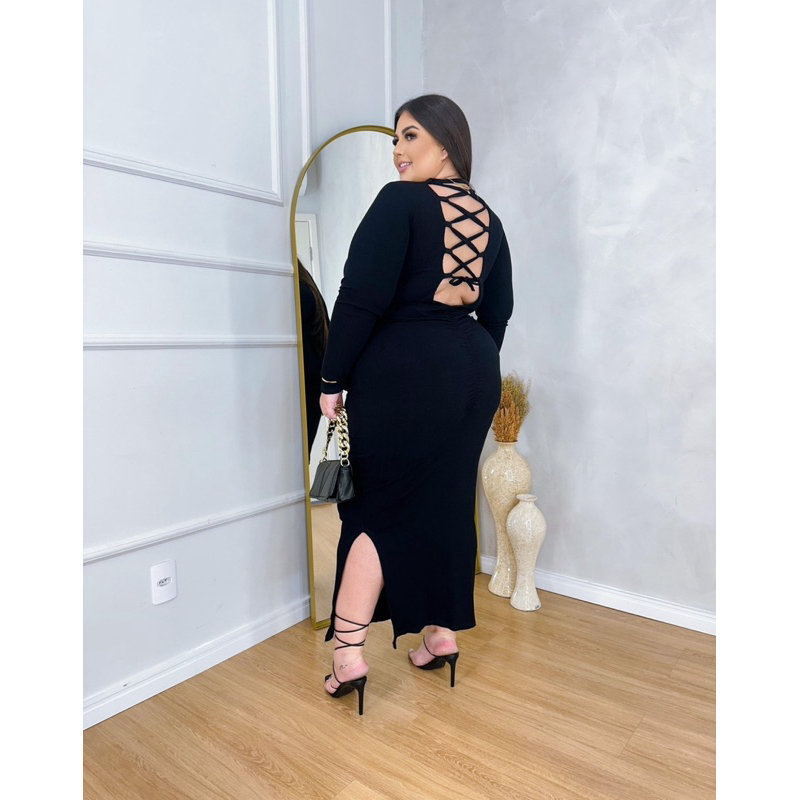 Vestido Lara Premium Plus Size fim de ano/ festa/natal/ano novo/brilho/bory/curve/fashion/balada/casamento/madrinha/ Manguinha/ Festa Tarde/ Tardizinha/ Leve/Nao marca/ modinha