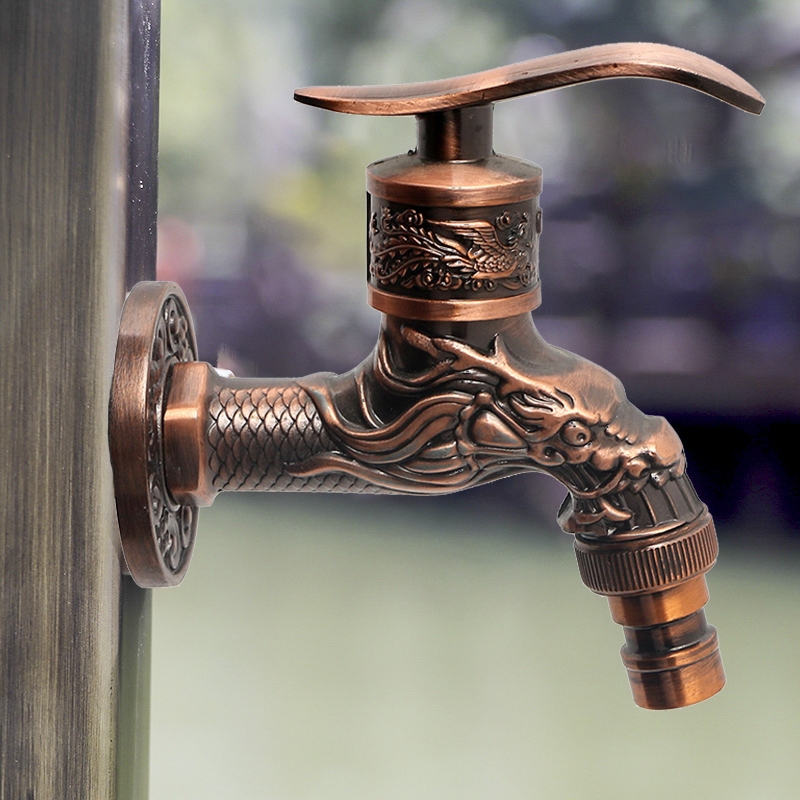 Torneira De Água De Bronze Antiga Para Parede em Oferta na Shopee