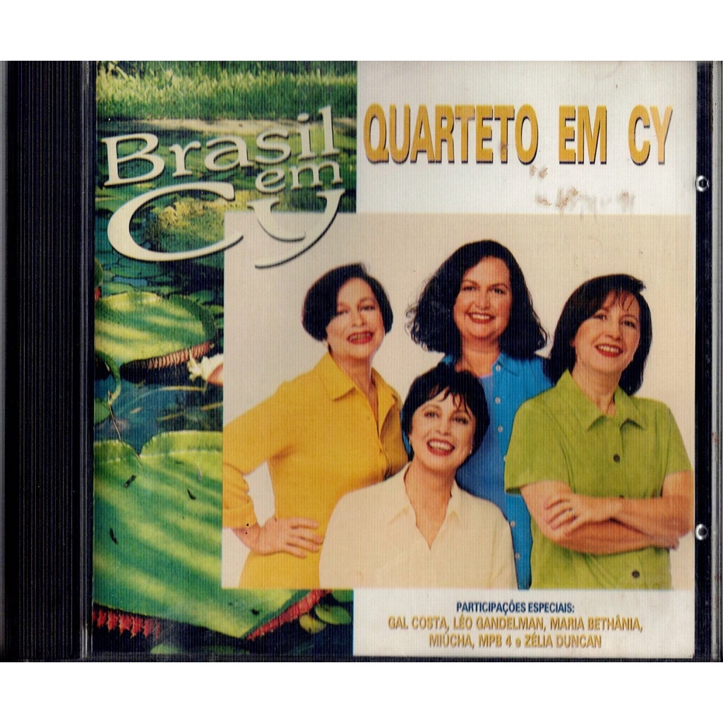 LOTE 2 CDs QUARTETO EM CY e MPB-4 (Bate Boca + Brasil em Cy) POLYGRAM 1997 com part. TOM JOBIM e Chico Buarque