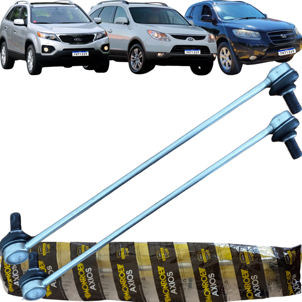 Par de Bieleta Dianteira Axios Santa Fé Vera Cruz Sorento em Oferta na Shopee