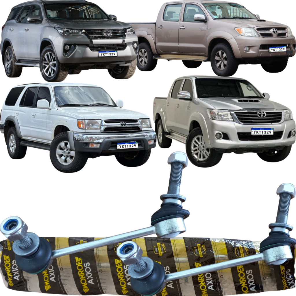 Par de Bieleta Dianteira Esq/Dir Original Axios Hilux SW4