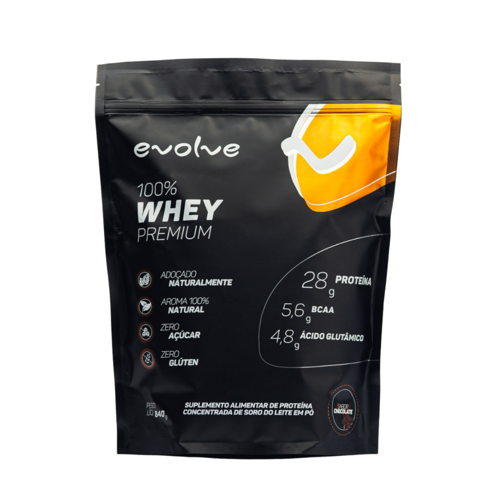 100% Whey Premium (28g proteína) 840g - Evolve