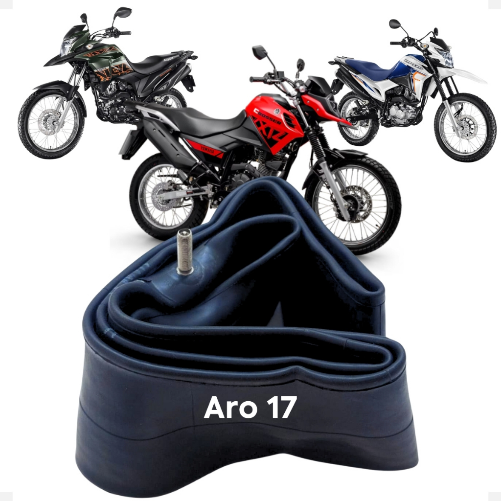 Camara De Ar Aro 17 Para Roda Traseira Honda NXR Bros 125 Bros 150 Do Pneu 110/90-17 TJ 17