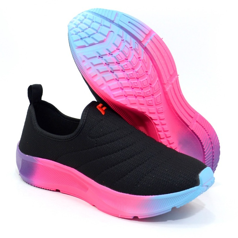 Tenis de enfiar o pé calce fácil sem cadarço slip on menina feminino