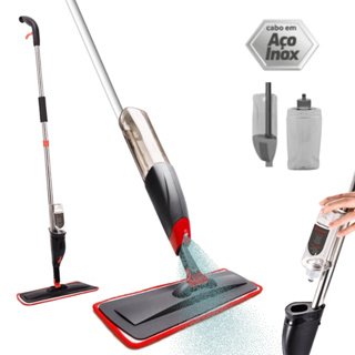 Mop Spray Giratório Limpeza Flash Mágico Rodo Esfregão em Oferta na Shopee