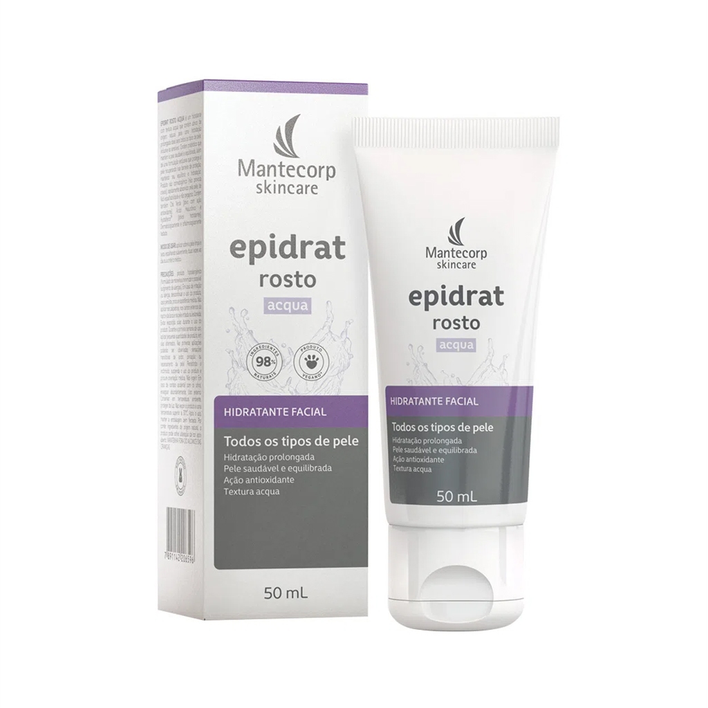 Hidratante Facial Mantecorp Epidrat Acqua - 50ml