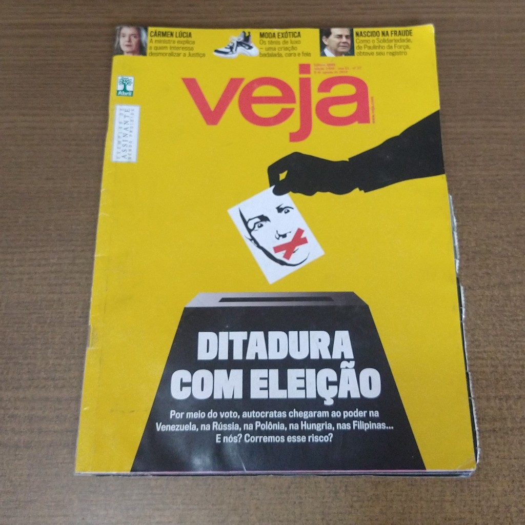 Revista Veja Ano 51 Nº 32 - Ditadura com Eleição (Capa) - 8 de Agosto de 2018