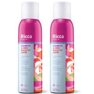 2 Shampoos a Seco Maçã do Amor 150ml (cada) - Ricca em Oferta na Shopee