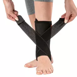 Estabilizador de Tornozelo Bilateral Joelheira Ortopédica Colete Corretor Neoprene Hidrolight