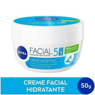 Creme Facial Nutritivo 5 em 1 Nivea 50g em Oferta na Shopee