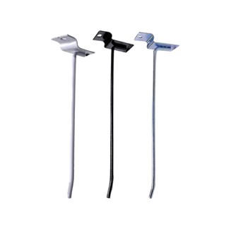 Kit de 20 Ganchos Preto Prata e Branco Para Painel Canaletado Lojas - Escolha os Tamanhos em Oferta na Shopee
