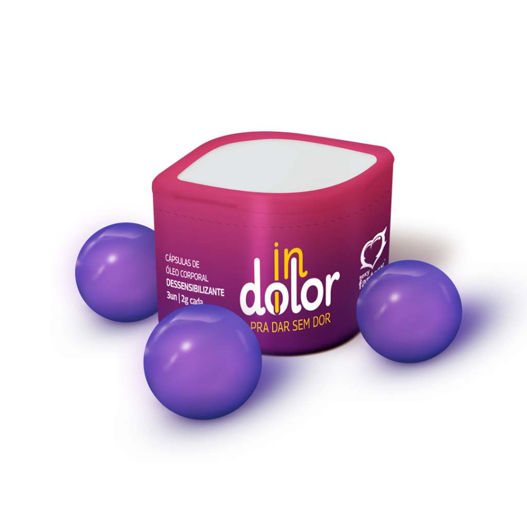 Bolinha Capsulas 3 Unidades Indolor Sexy Fantasy