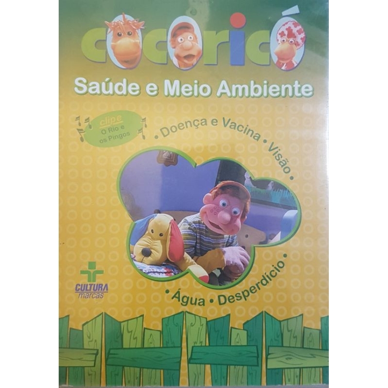 Dvd Cocoricó Saúde e Meio Ambiente