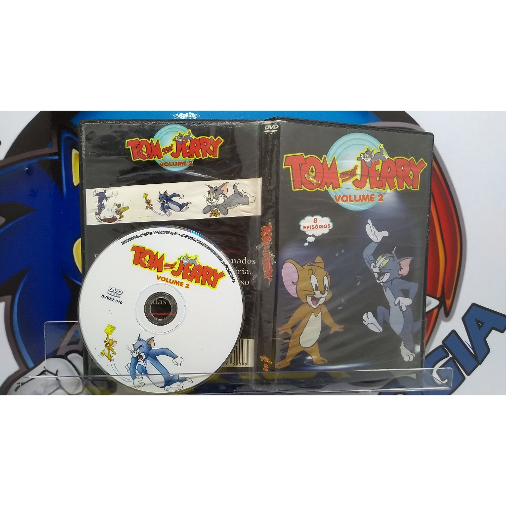 Dvd Tom And Jerry Volume 2  8 Episódios