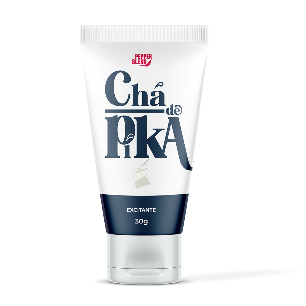 Gel Excitante Masculino Engrossa Retarda a Ejaculação e Gela Comestível Pika 30g Sexyshop