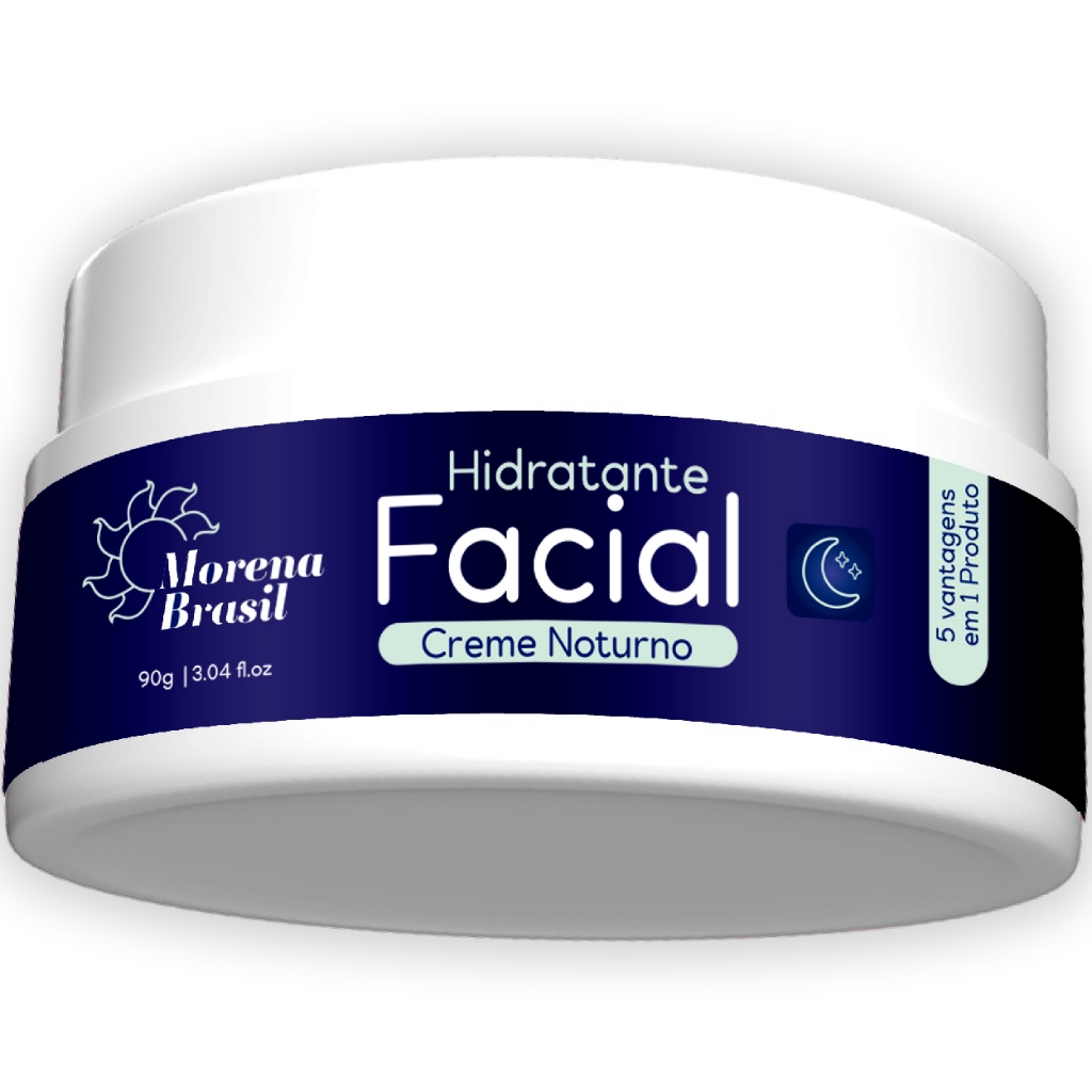 Creme Facial, Cuide da Sua Pele do Dia à Noite: Kit 3X Completo Morena Brasil — imagem 2 de 2