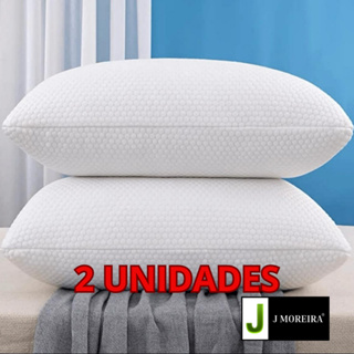 Travesseiro Travisseiro Nasa Flex Alto Suporte Medio Comfort Antialergico Original em Oferta na Shopee