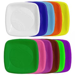Pratos Descartáveis para bolo Quadrados P15 - 50 unidades em Oferta na Shopee
