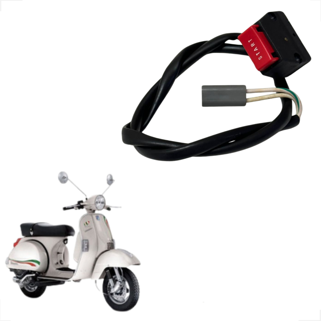 Botão Interruptor Chave Ligar/start Para Vespa P180 Px200