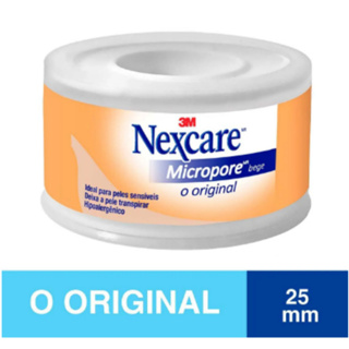 Fita Micropore Nexcare 3M Bege em Oferta na Shopee