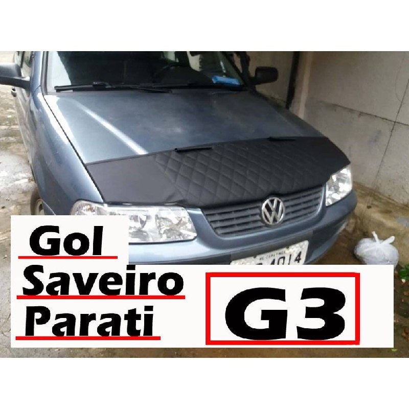protetor de capô modelo VW gol - parati - saveiro g3 / protetor de capo gol g3 / proteçao frontal para gol