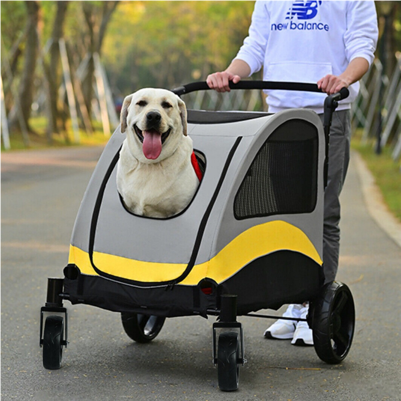 Carrinho Passeio Pet Cães Gatos Grande Porte Até 60kg Pc406