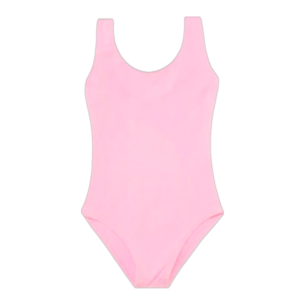 Collant Regata Em Suplex Rosa/Preto Ballet Infantil - Para Bailarinas