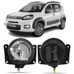 Farol Milha Fiat Uno 2016 2017 2018 2019 Auxiliar