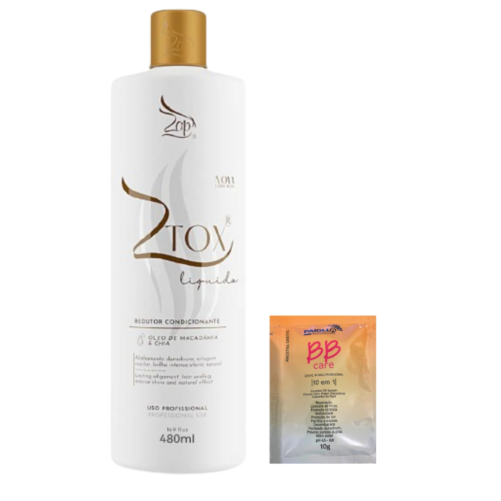ZAP ZTOX LÍQUIDO REDUTOR CONDICIONANTE 480ML