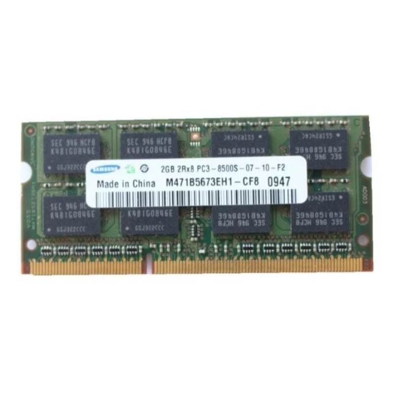 Memória ram Samsung 2gb DDR3 8500S 1066Mhz para Notebook