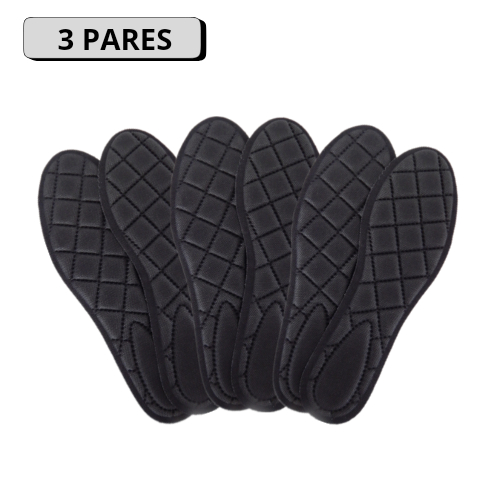 Kit 3 Pares Palmilhas Sapatilha  Feminina Qualidade Sapatos Femininos Macia Confortável